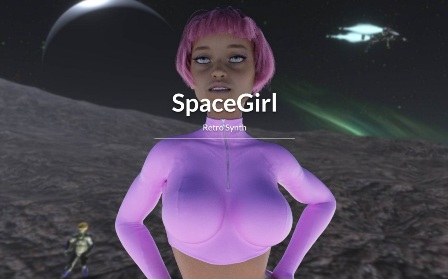 SpaceGirl Retro Synth